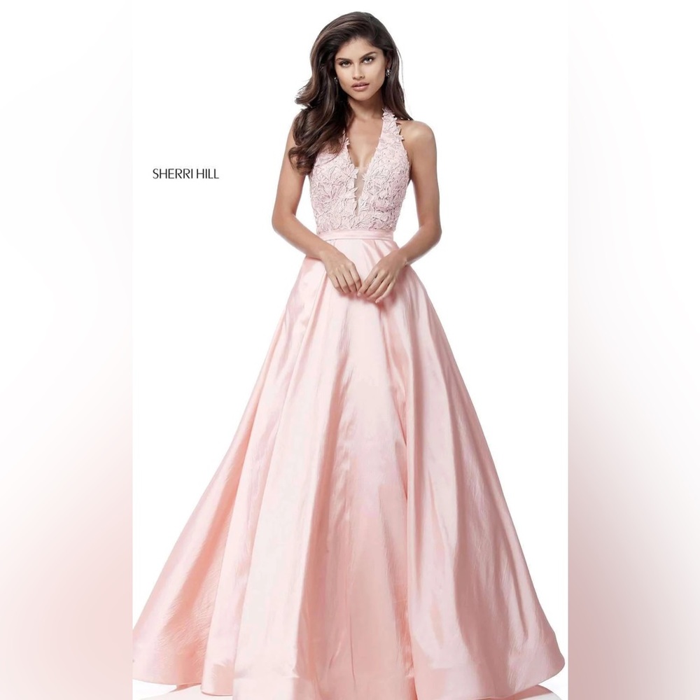 Sherri Hill Dress in Blush; Style: 51643